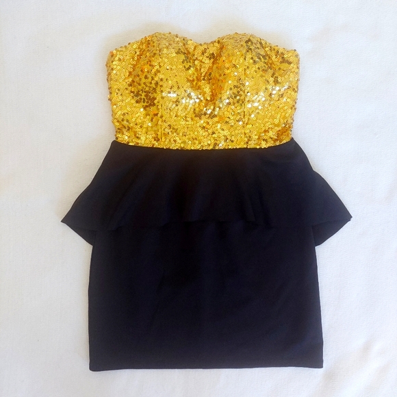SILVERGATE strapless dress NWOT - Picture 1 of 9